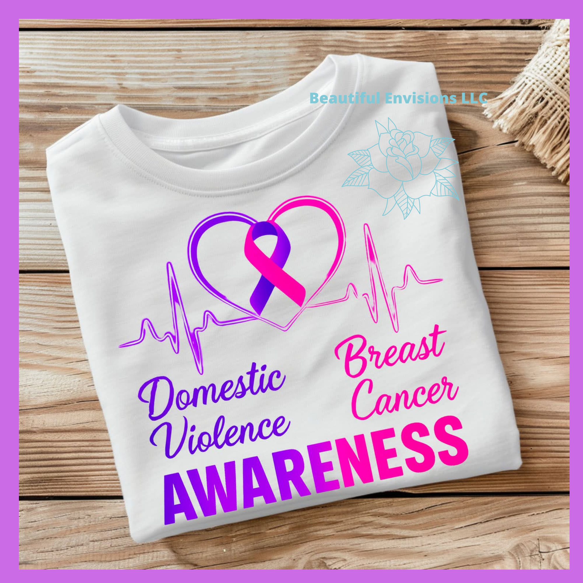 "Domestic/Breast Cancer Awareness" T-Shirt