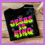 Load image into Gallery viewer, &quot;Jesus Is King&quot; T-shirt
