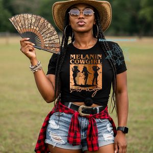 "Melanin Cowgirl" Shirt