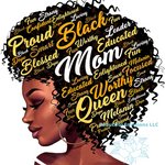 Load image into Gallery viewer, &quot;Proud Black Mom&quot; Shirt
