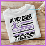 Load image into Gallery viewer, &quot;We Wear Purple&quot; Tshirt
